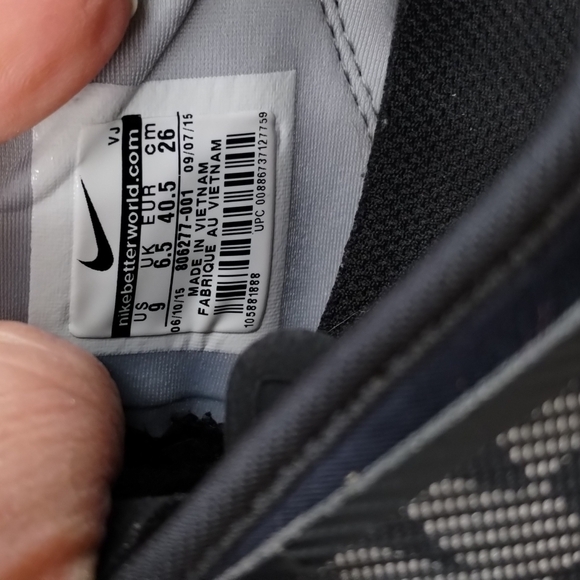 Nike women's size 9 Free TR fit 5 Black/Silver running sneakers - Picture 7 of 8